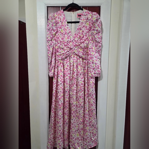 Kate Spade New York Marker Floral Devore Dress ,Sz 4 - Picture 6 of 7